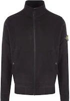 STONE ISLAND Black Zip-Up Logo Patch Jacket 791562820-V0029 STONE ISLAND Black Zip-Up Logo Patch Jacket 791562820-V0029