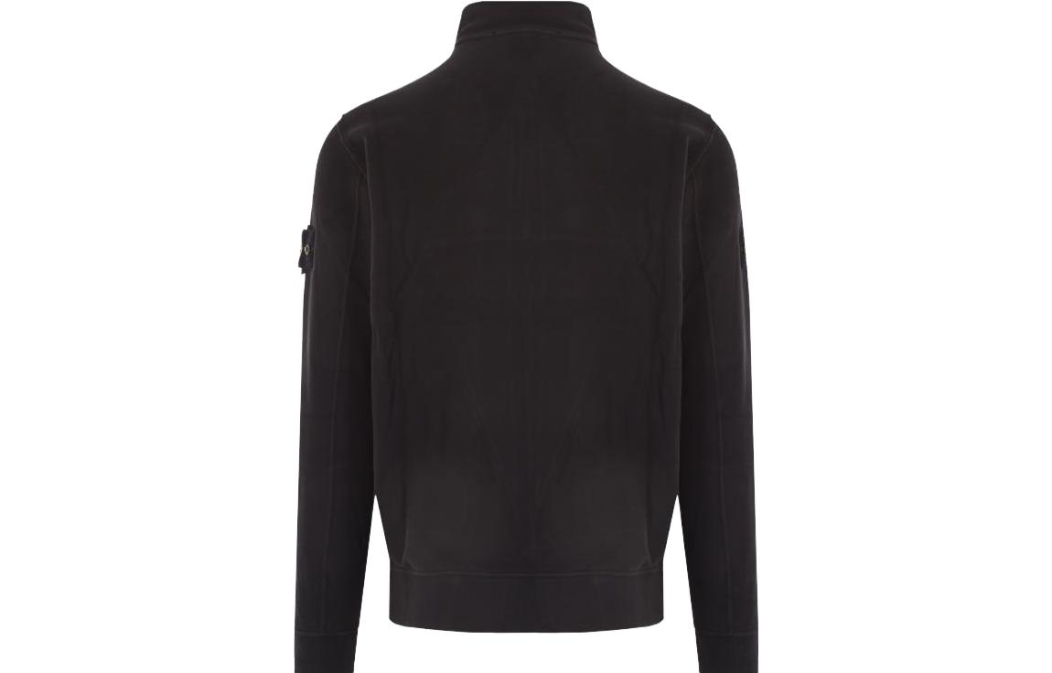 Lookbook 스톤아일랜드 블랙 로고 패치 집업 재킷 791562820-V0029