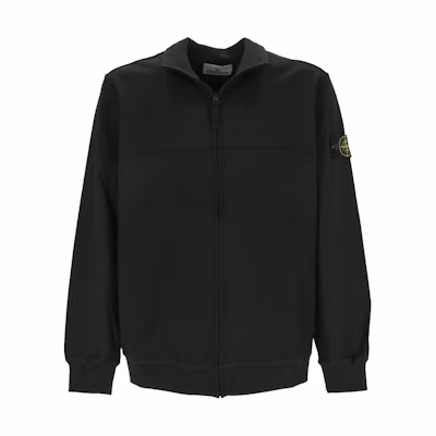 Stone Island Black Zip-Up Long Sleeve Jacket 801562153-V0029