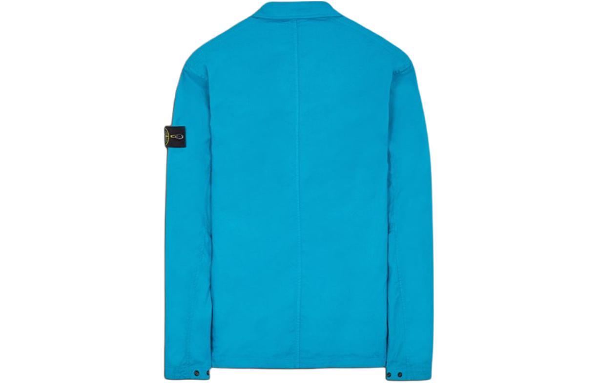 STONE ISLAND  Blue Logo Collar Long Sleeve Jacket 791511010-V0042 圖 3