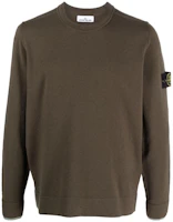 STONE ISLAND Brown Crewneck Loose Fit Long Sleeve Sweatshirt 7915526A1-V0058 STONE ISLAND Brown Crewneck Loose Fit Long Sleeve Sweatshirt 7915526A1-V0058