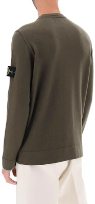 STONE ISLAND 棕色寬鬆版圓領長袖運動衫 7915526A1-V0058 Details for STONE ISLAND 棕色寬鬆版圓領長袖運動衫 7915526A1-V0058