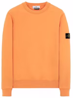 STONE ISLAND Brushed Cotton Sweatshirt Orange Color 731563020-v0032 STONE ISLAND Brushed Cotton Sweatshirt Orange Color 731563020-v0032