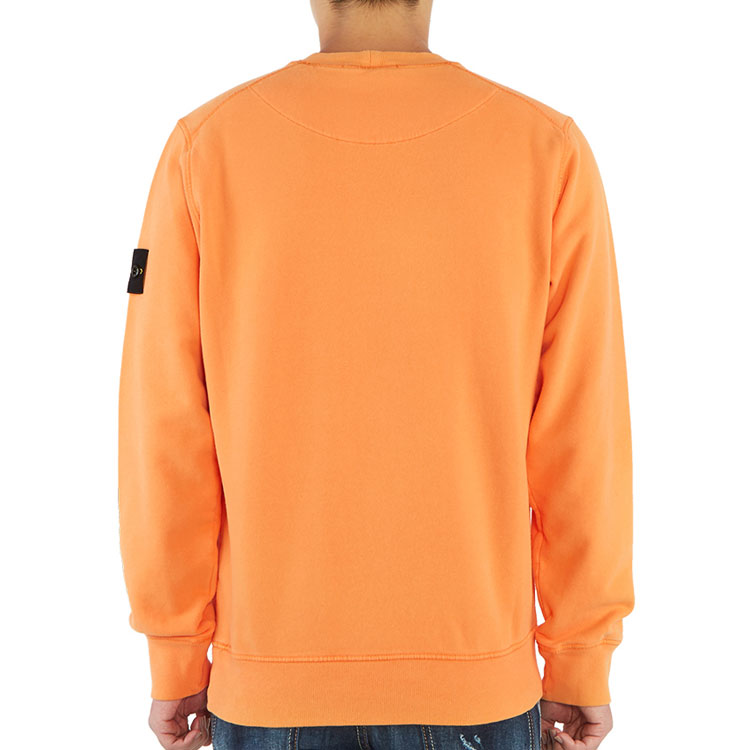 Purchase STONE ISLAND 刷毛棉質橘色衛衣 731563020-v0032