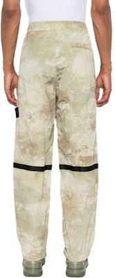 STONE ISLAND 迷彩拼接寬鬆長褲 米白色 8015662E1-V0091 Shop STONE ISLAND 迷彩拼接寬鬆長褲 米白色 8015662E1-V0091