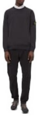 Stone Island 羅盤標誌針織毛衣 深灰色 7615540B2-V0M65 Lookbook Stone Island 羅盤標誌針織毛衣 深灰色 7615540B2-V0M65