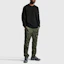 Shop Stone Island Crewneck Sweatshirt Logo Patch - Warna Solid. 761563750-V0029
