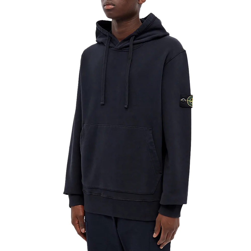 Stone Island  Deep Blue Cotton Hoodie with Hood 731564120-V0020 圖 4