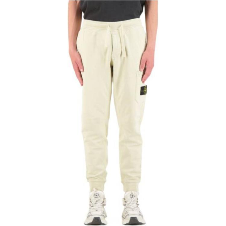 Stone Island  Drawstring Casual Pants Solid Color Beige with Logo Badge 811564551-V0097 圖 2
