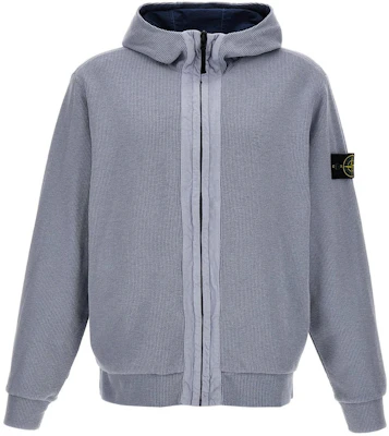 Stone Island Jaket Hoodie Zip Lencana Biru Frost. 801562456-V0041 Order Stone Island Jaket Hoodie Zip Lencana Biru Frost. 801562456-V0041