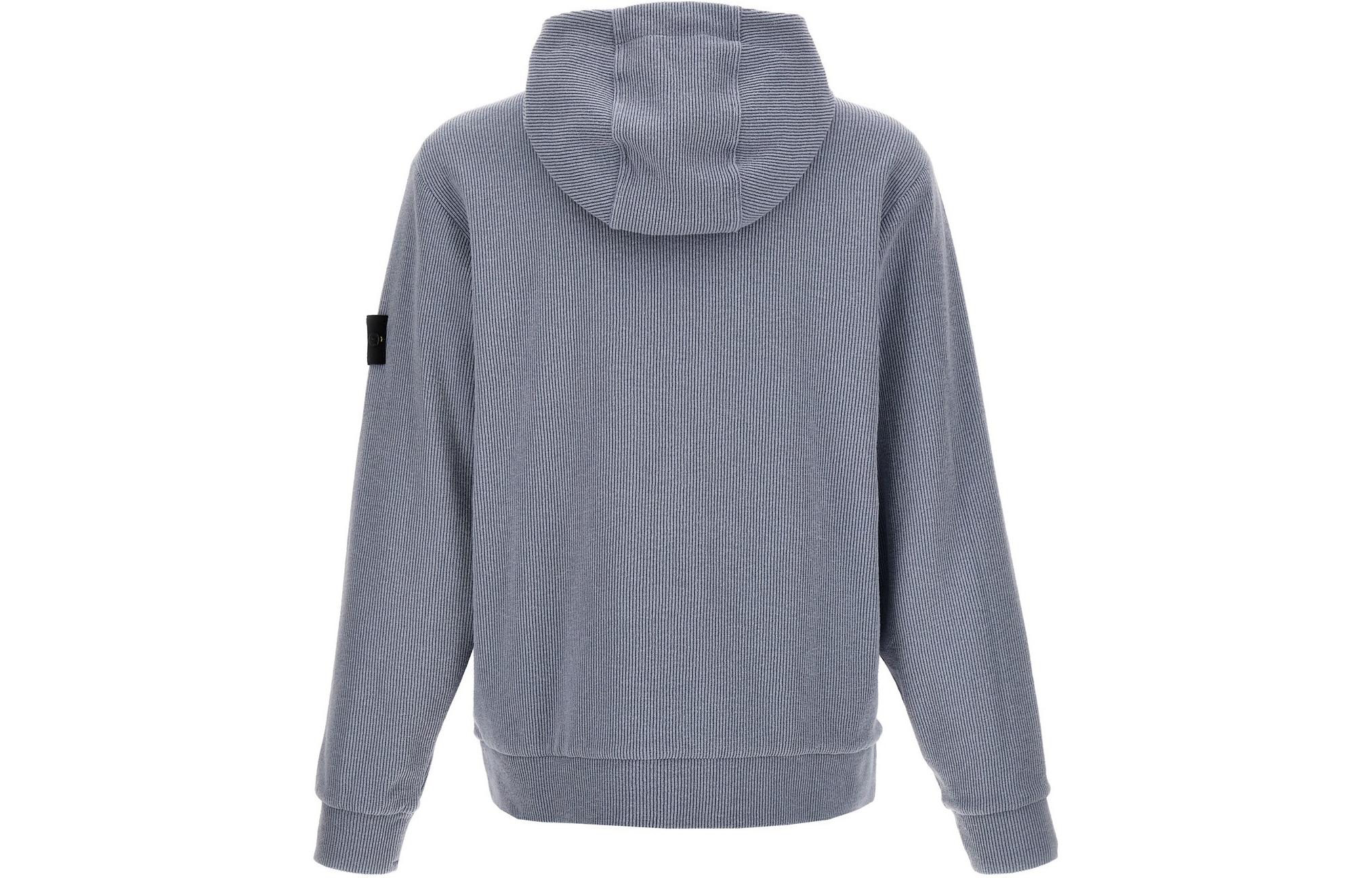 Stone Island  Frost Blue Badge Hoodie Zip Jacket. 801562456-V0041 圖 4