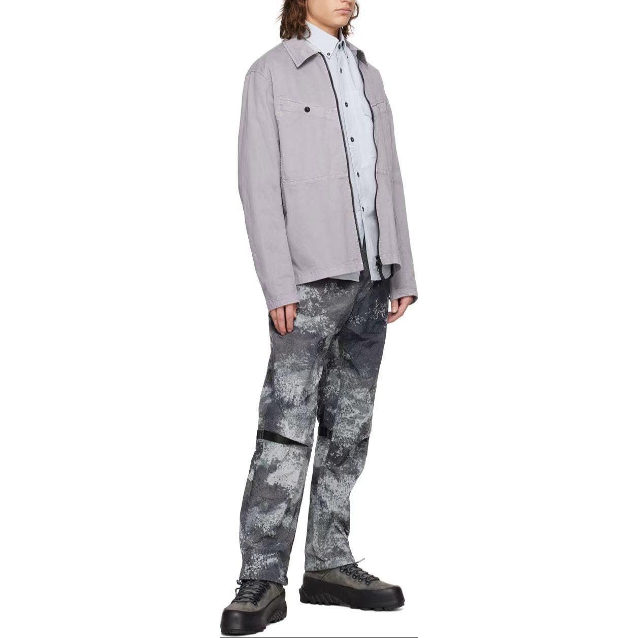 Purchase Stone Island  Frost Blue Long Sleeve Button-Down Shirt 801511701-V0041