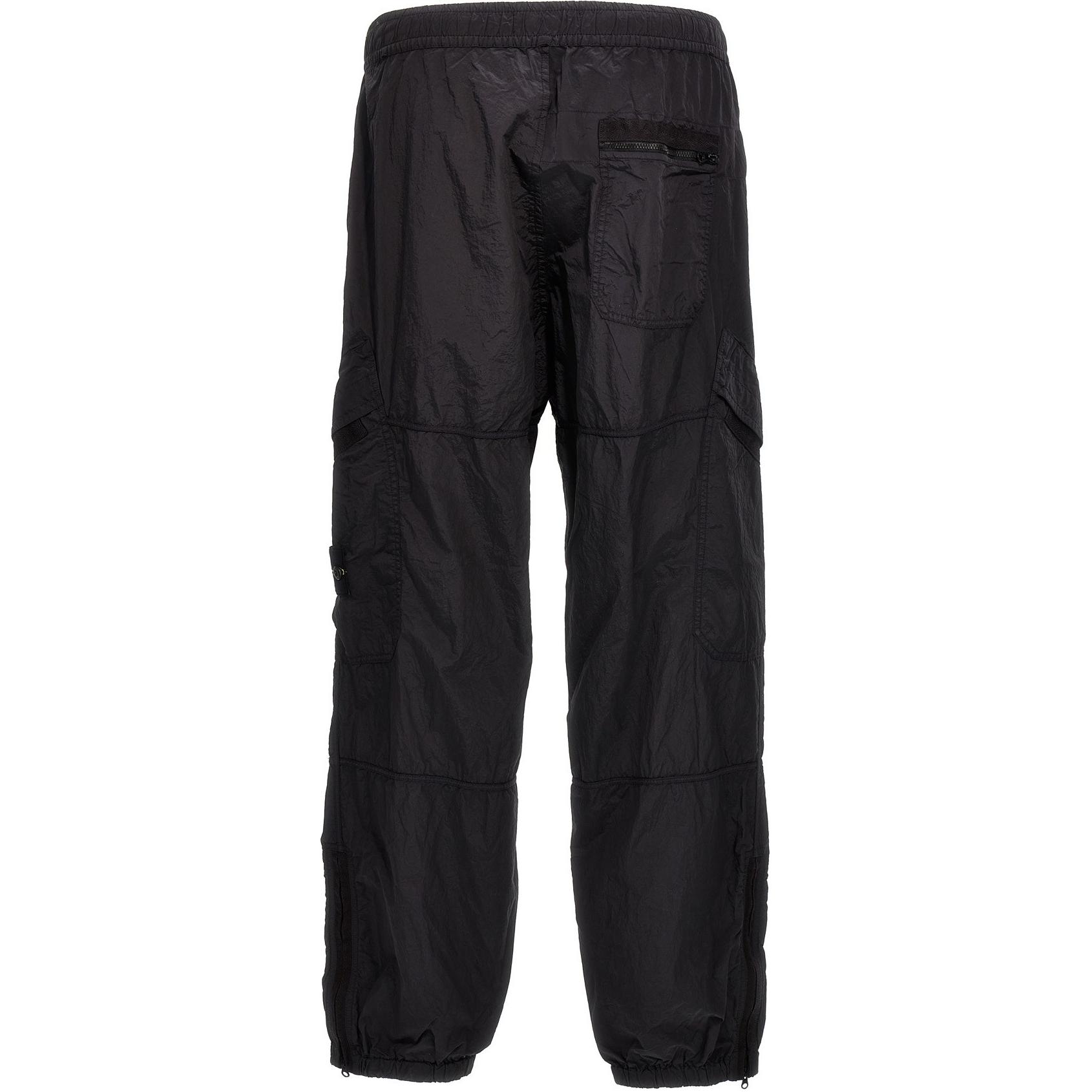 STONE ISLAND  Gray Elastic Waist Cargo Jogger Pants. 801531719-V0065 圖 3