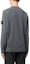 Shop STONE ISLAND 灰色純色圓領長袖毛衣 7915526A1-V0062