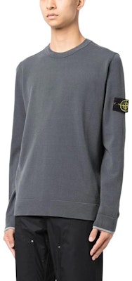 STONE ISLAND 灰色純色圓領長袖毛衣 7915526A1-V0062 Purchase STONE ISLAND 灰色純色圓領長袖毛衣 7915526A1-V0062