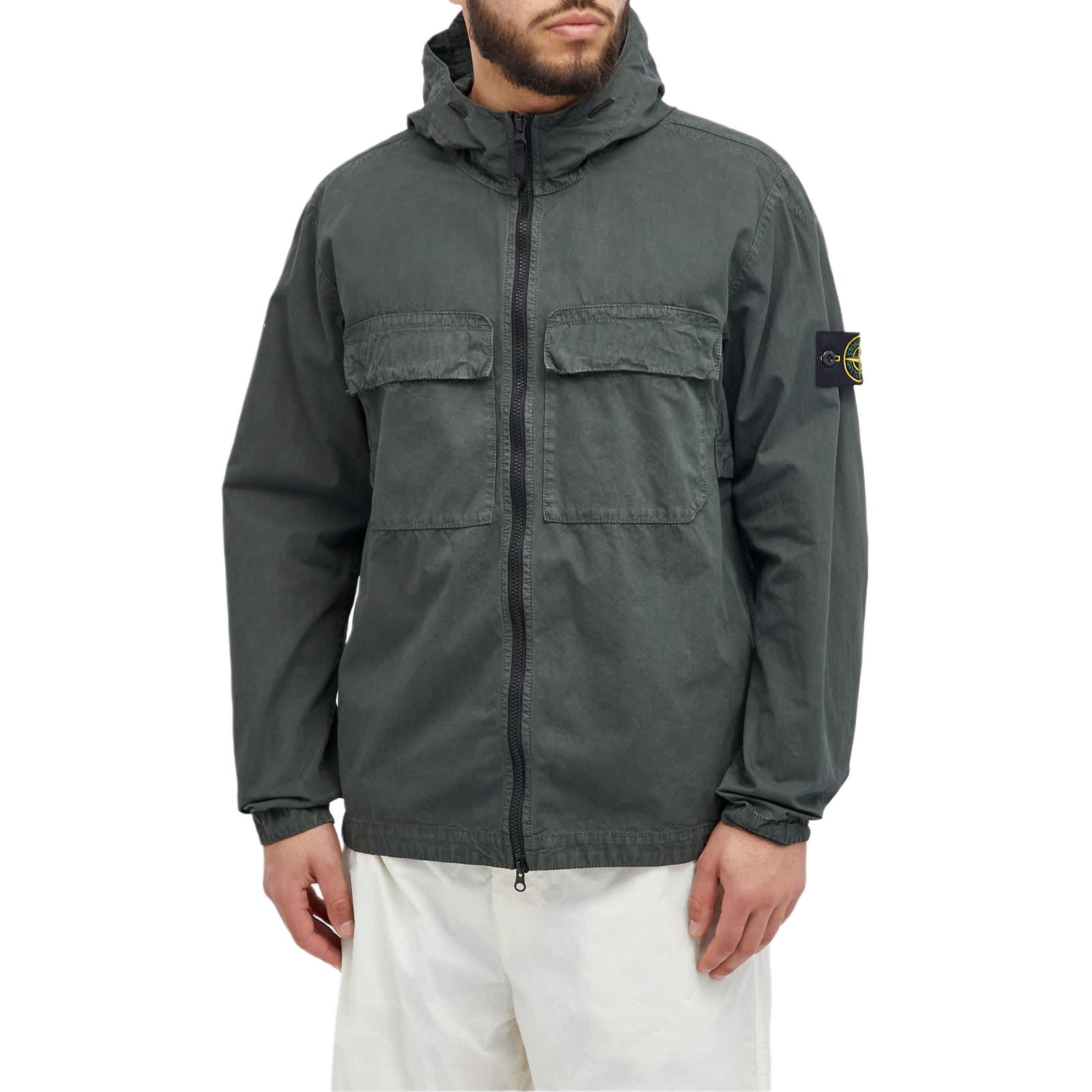 STONE ISLAND  Green Multi-Pocket Zipper Long Sleeve Jacket 8015106WN-V0159 圖 5