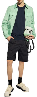 STONE ISLAND 綠色拉鍊長袖口袋外套 801510522-V0052 Lookbook STONE ISLAND 綠色拉鍊長袖口袋外套 801510522-V0052