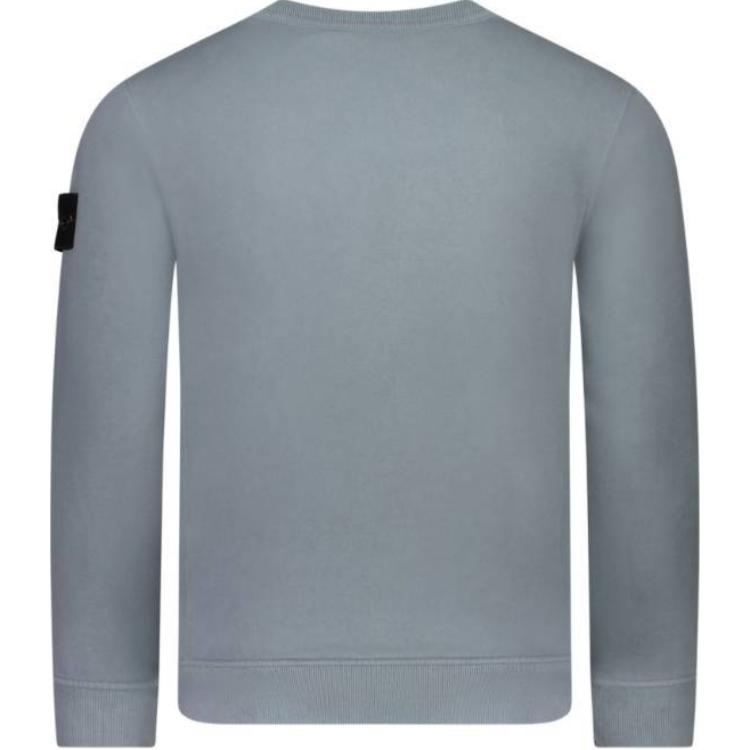 STONE ISLAND  Grey Crewneck Long Sleeve Sweatshirt Pullover 811562420-V0066 圖 3