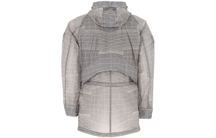 Stone Island  Grey Grid Nylon Jacket 741542999-V0063 圖 3