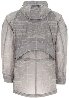 Chaqueta de Nylon Gris con Cuadrícula de Stone Island. 741542999-V0063 Lookbook Chaqueta de Nylon Gris con Cuadrícula de Stone Island. 741542999-V0063