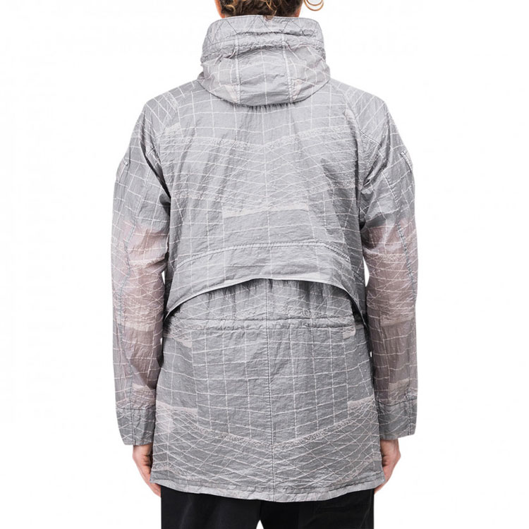Stone Island  Grey Grid Nylon Jacket 741542999-V0063 圖 5