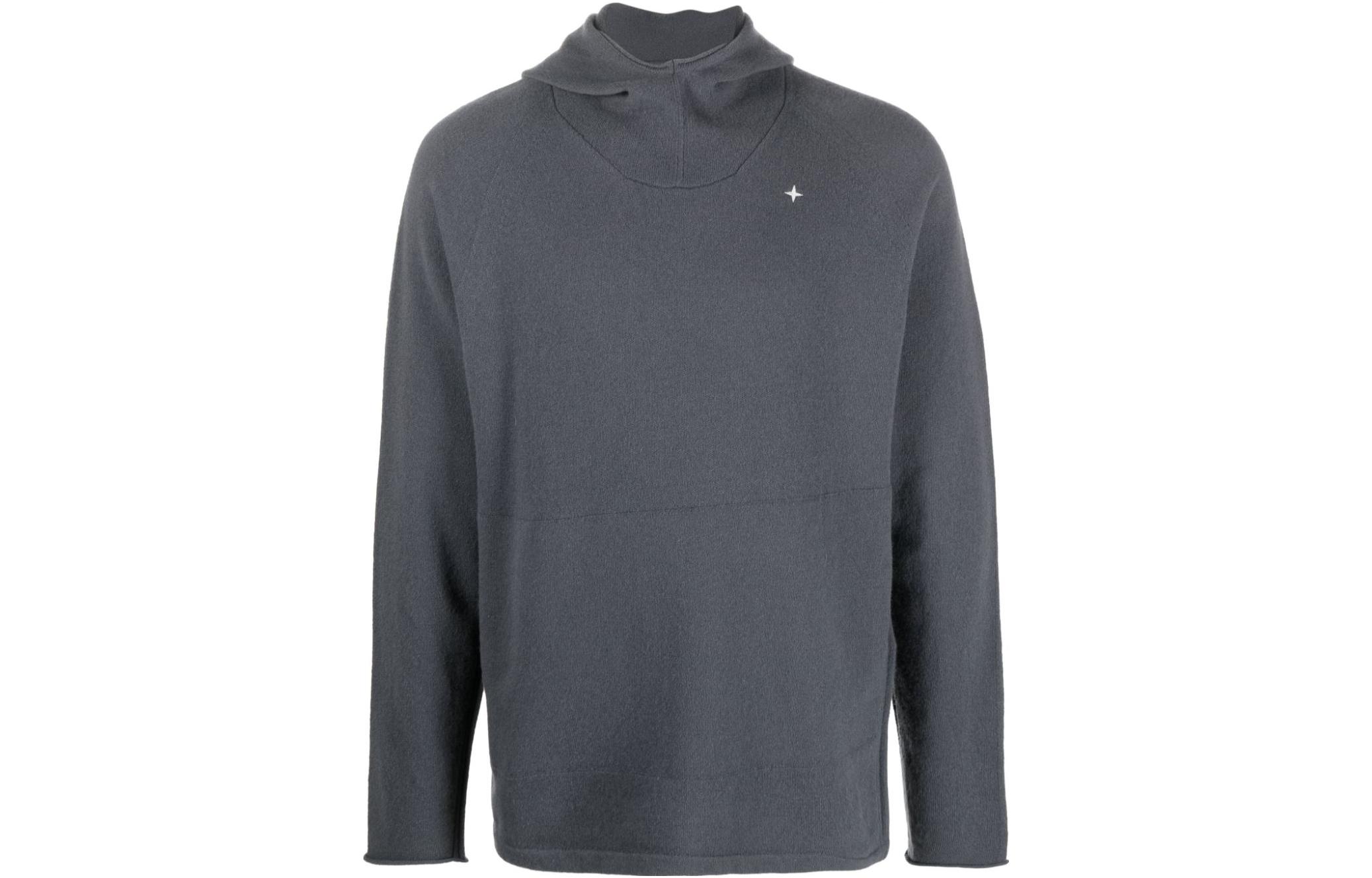 Stone Island  Grey Hooded Solid Long Sleeve Sweatshirt 7915550GA-V0062 圖 2