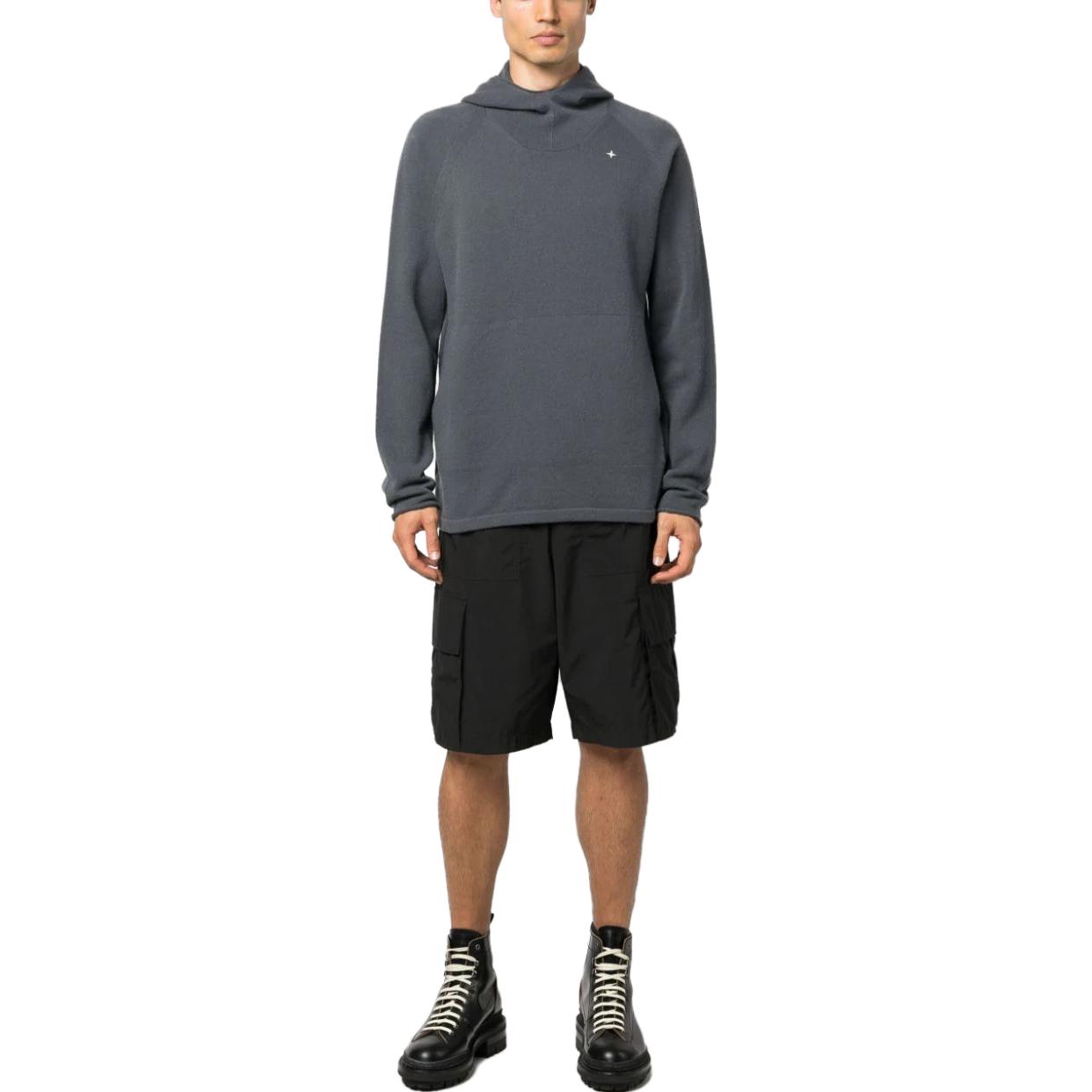 Stone Island  Grey Hooded Solid Long Sleeve Sweatshirt 7915550GA-V0062 圖 3