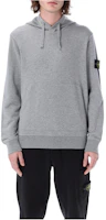 Order STONE ISLAND 灰色連帽長袖上衣 標誌徽章設計 801564151-A0M64