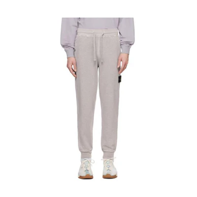 STONE ISLAND Grey Knit Straight-Fit Joggers. 801563260-V0164