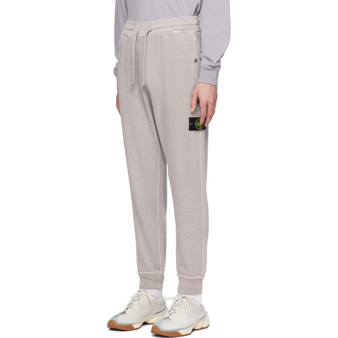 Purchase ストーンアイランド グレー ニット ストレートフィット ジョガーパンツ. 801563260-V0164