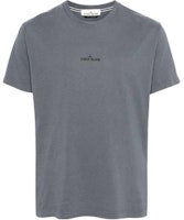 STONE ISLAND Grey Logo Print Crewneck T-Shirt. POIZON240715978 STONE ISLAND Grey Logo Print Crewneck T-Shirt. POIZON240715978