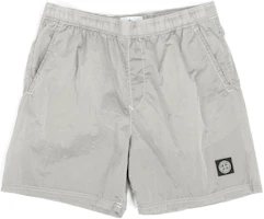 Stone Island Grey Nylon Elastic Casual Shorts with Print Design. 7615B0943-V0003 Stone Island Grey Nylon Elastic Casual Shorts with Print Design. 7615B0943-V0003