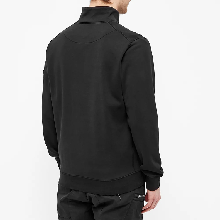 Stone Island  Half-Zip Pullover Jacket Sweatshirt Black. 741561951-V0029 圖 4