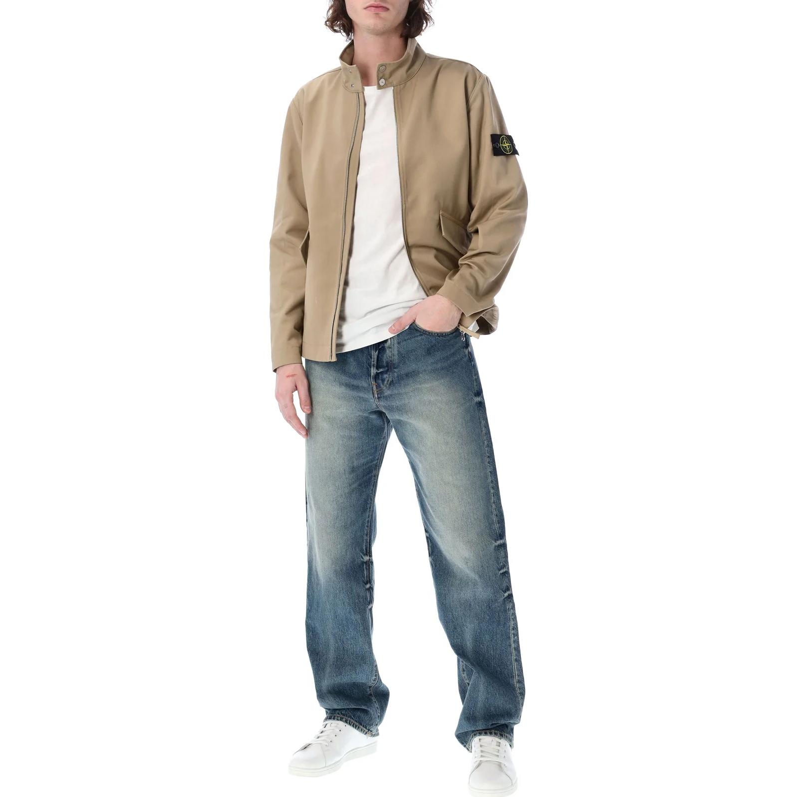 STONE ISLAND  Khaki Logo Badge Solid Long Sleeve Jacket 781541128 -V0092 圖 3