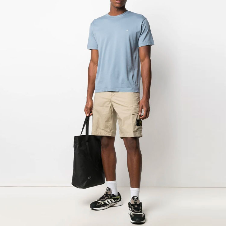 STONE ISLAND  Khaki Multi-Pocket Utility Casual Shorts. 7415L0803-V0095 圖 3