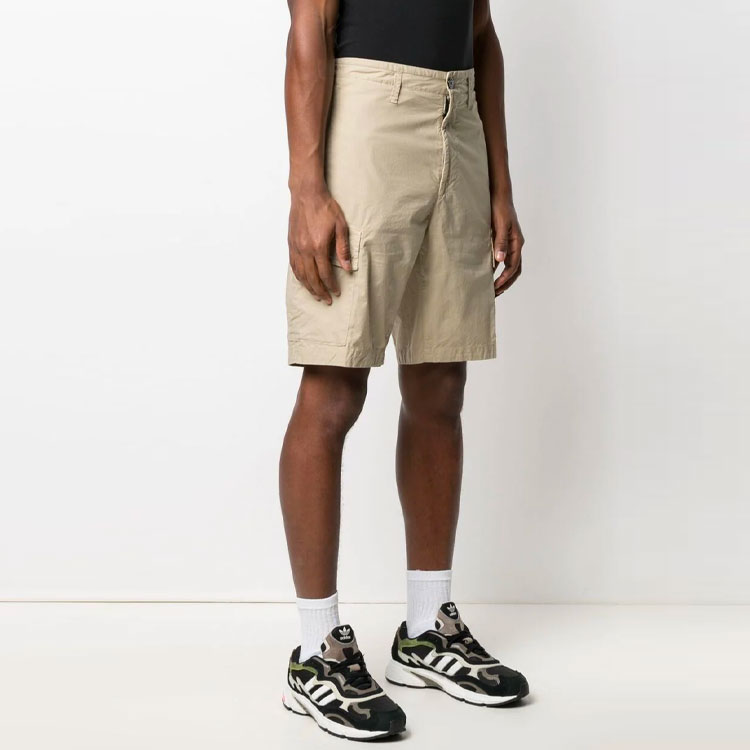 STONE ISLAND  Khaki Multi-Pocket Utility Casual Shorts. 7415L0803-V0095 圖 4