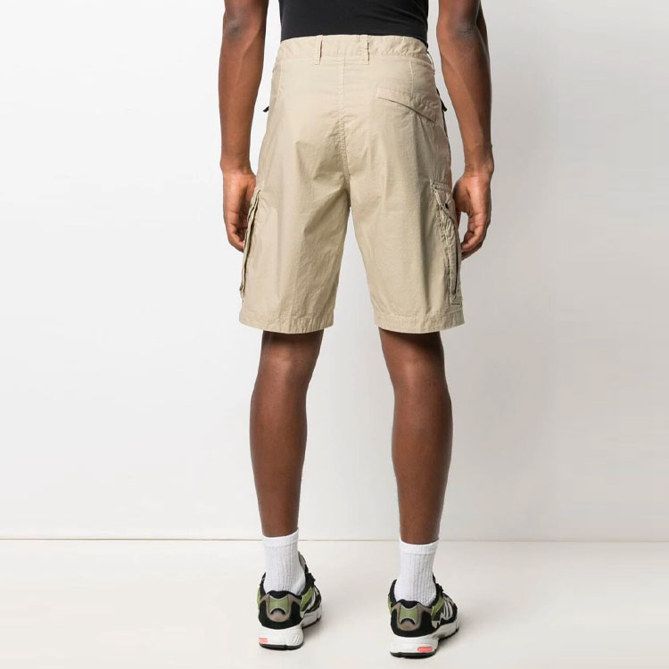 STONE ISLAND  Khaki Multi-Pocket Utility Casual Shorts. 7415L0803-V0095 圖 5