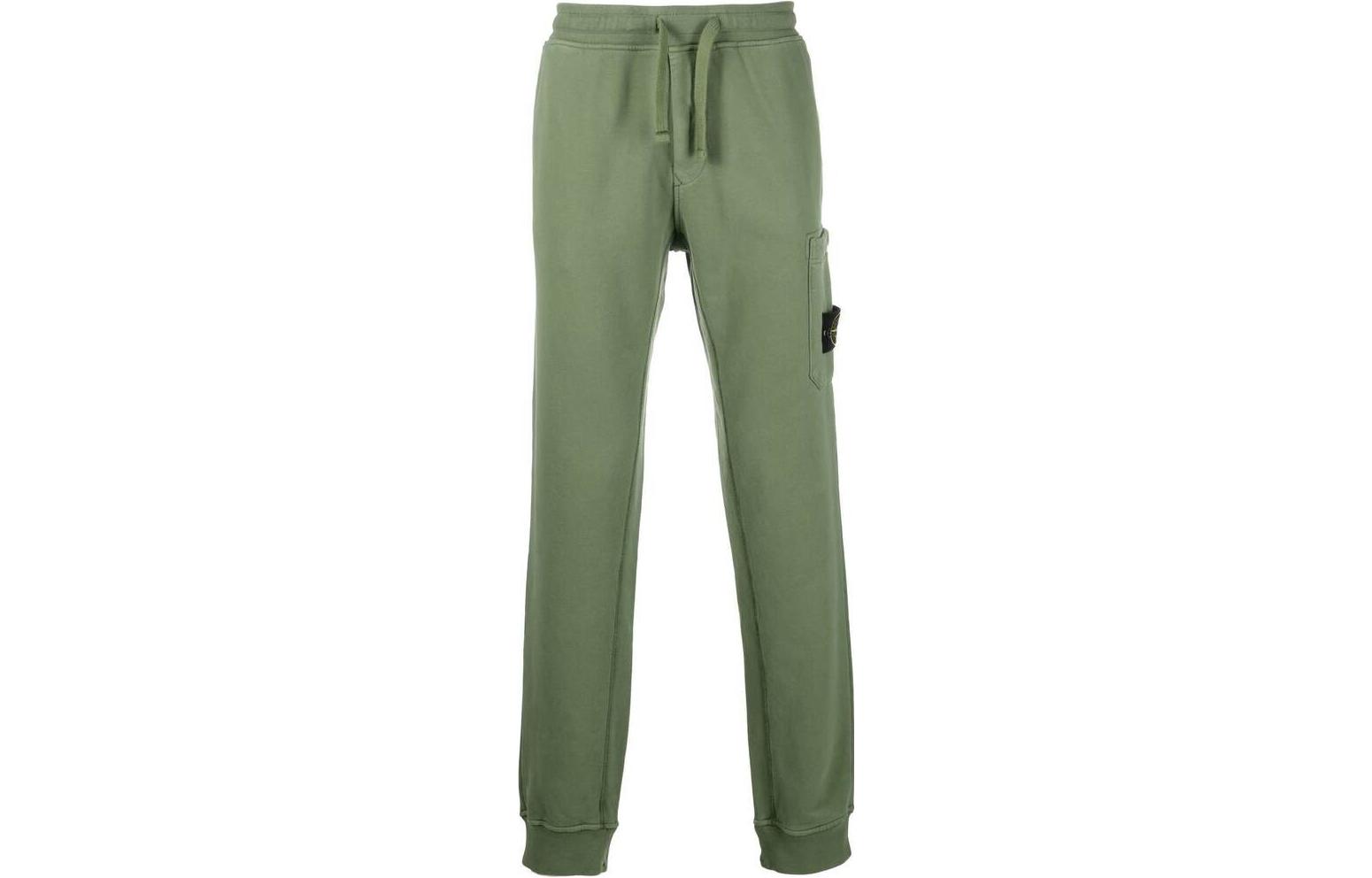 Stone Island  Knit Jogger Pants with Drawstrings and Multi-Pocket Design. 771564520-V0058