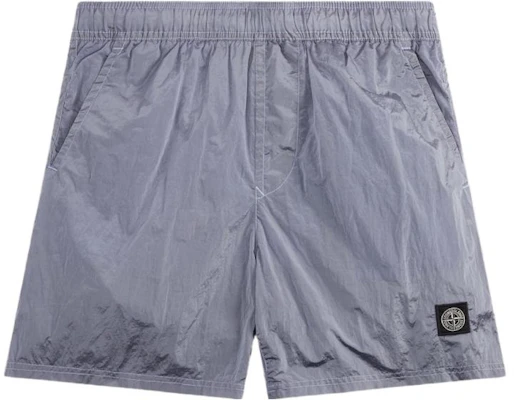 Stone Island Lavender Casual Shorts - Nylon, Elastic, Small Logo. 1015B0943-V0047 Buy Stone Island Lavender Casual Shorts - Nylon, Elastic, Small Logo. 1015B0943-V0047