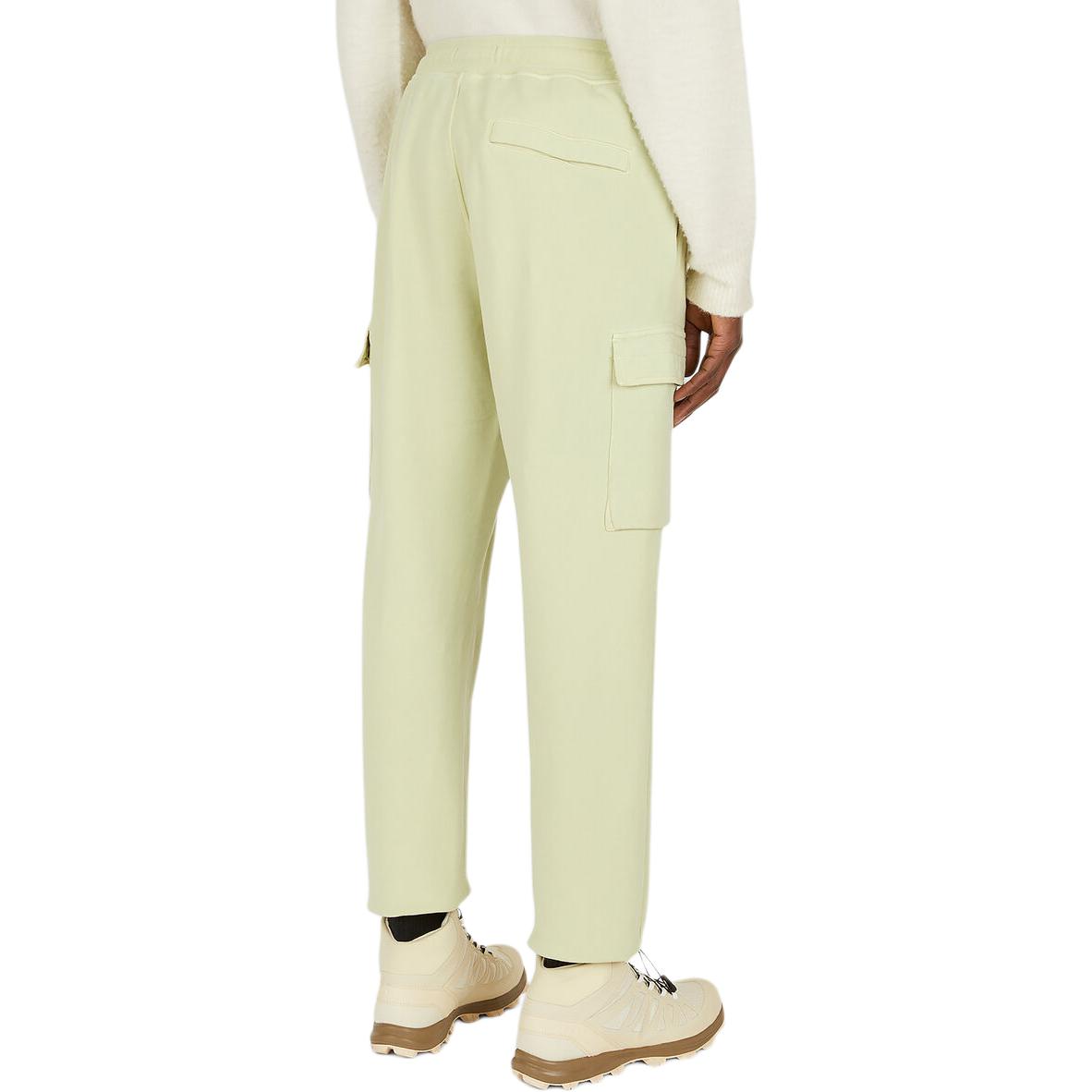 STONE ISLAND  Light Green Relaxed Elastic Waist Casual Pants. 761564751-V0052 圖 3