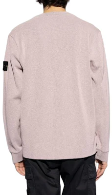 Stone Island Light Purple Ribbed Crewneck Knit Sweater Long Sleeve 801562656-V0080 Shop Stone Island Light Purple Ribbed Crewneck Knit Sweater Long Sleeve 801562656-V0080