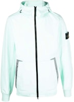 STONE ISLAND Light Soft Shell-R Waterproof Windbreaker Jacket Blue Green 7715Q0122-V0044 STONE ISLAND Light Soft Shell-R Waterproof Windbreaker Jacket Blue Green 7715Q0122-V0044