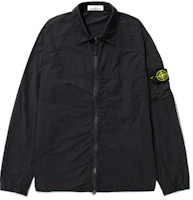 STONE ISLAND Lightweight Zip-Up Jacket Black 761510502-V0029 STONE ISLAND Lightweight Zip-Up Jacket Black 761510502-V0029