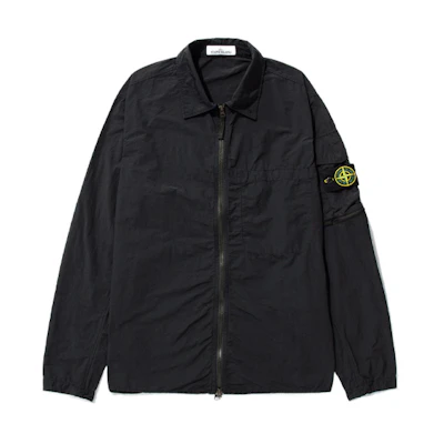 STONE ISLAND Lightweight Zip-Up Jacket Black 761510502-V0029