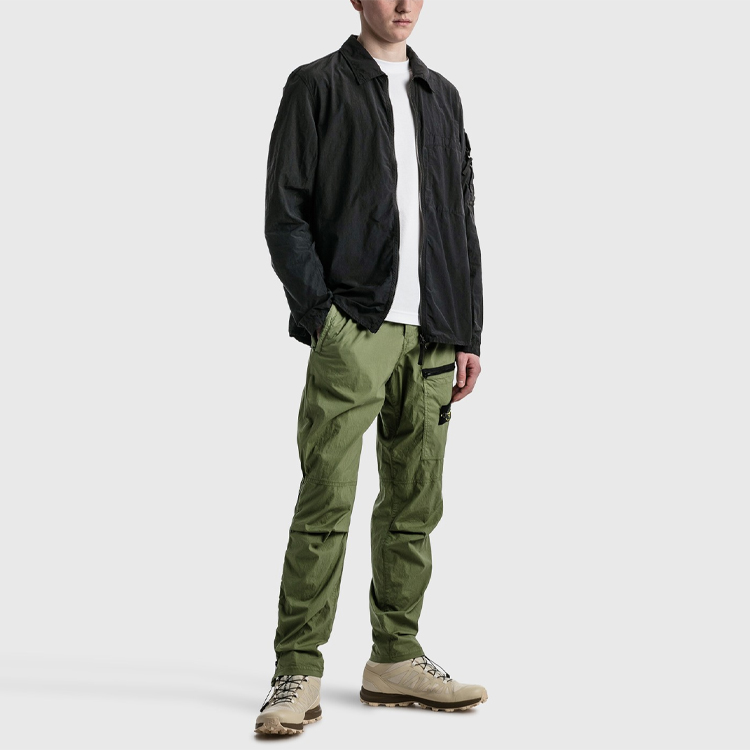 STONE ISLAND  Lightweight Zip-Up Jacket Black 761510502-V0029 圖 4