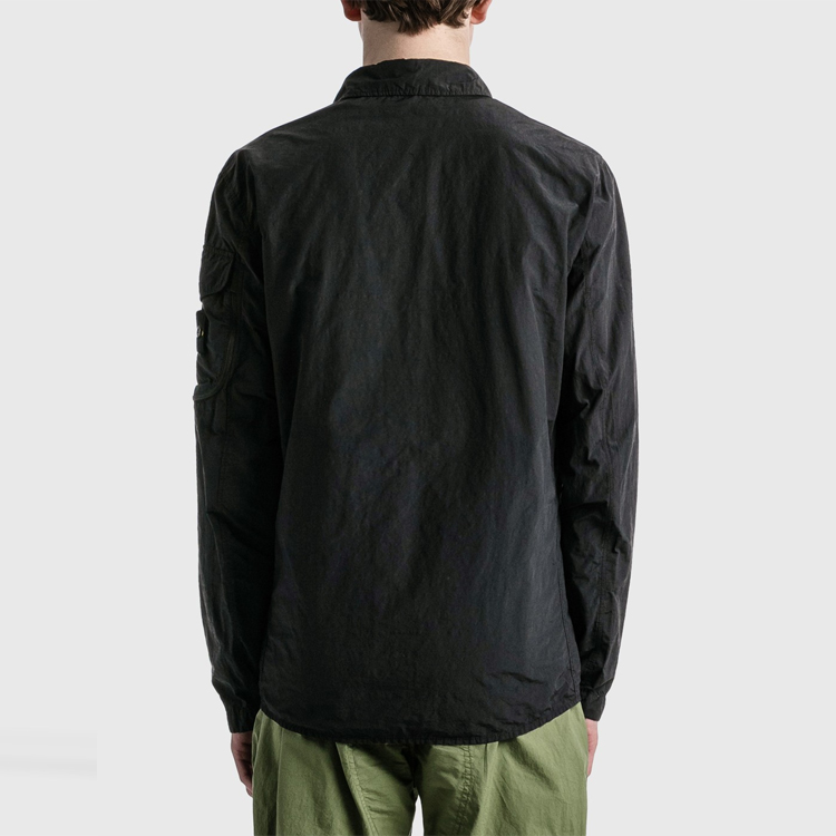 STONE ISLAND  Lightweight Zip-Up Jacket Black 761510502-V0029 圖 6