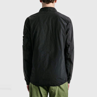 STONE ISLAND Lightweight Zip-Up Jacket Black 761510502-V0029 Details for STONE ISLAND Lightweight Zip-Up Jacket Black 761510502-V0029