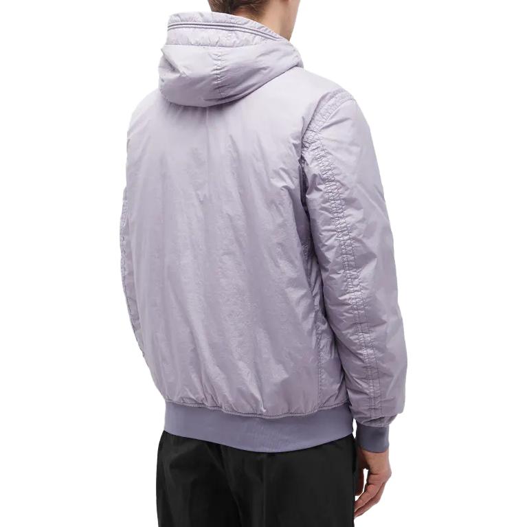 Shop Sudadera con Capucha Lila Morada Stone Island Logo Manga Larga. 791540823-V0047