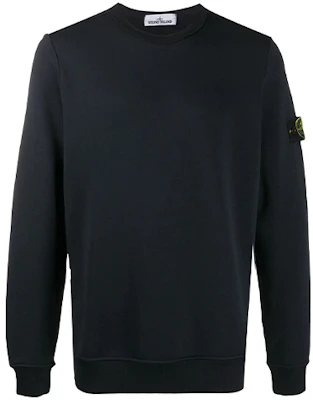 STONE ISLAND Logo Crewneck Pullover Sweatshirt Black 731565247-V0029 Buy STONE ISLAND Logo Crewneck Pullover Sweatshirt Black 731565247-V0029