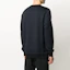 Shop STONE ISLAND Logo Crewneck Pullover Sweatshirt Black 731565247-V0029